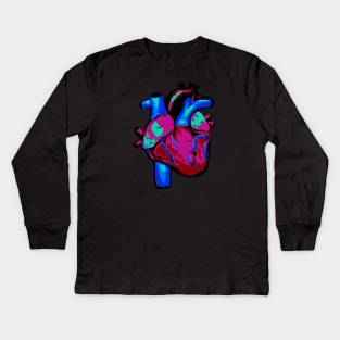 Heart 3 Kids Long Sleeve T-Shirt